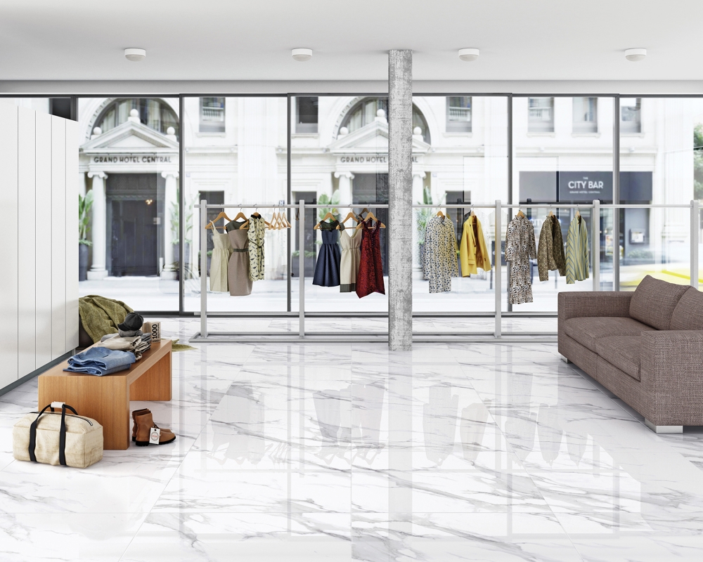 Với thiết kế đẹp mắt và đa dạng mẫu mã, gạch lát nền Prime là một lựa chọn tuyệt vời cho các cửa hàng và showroom, giúp tạo nên không gian thu hút khách hàng.
