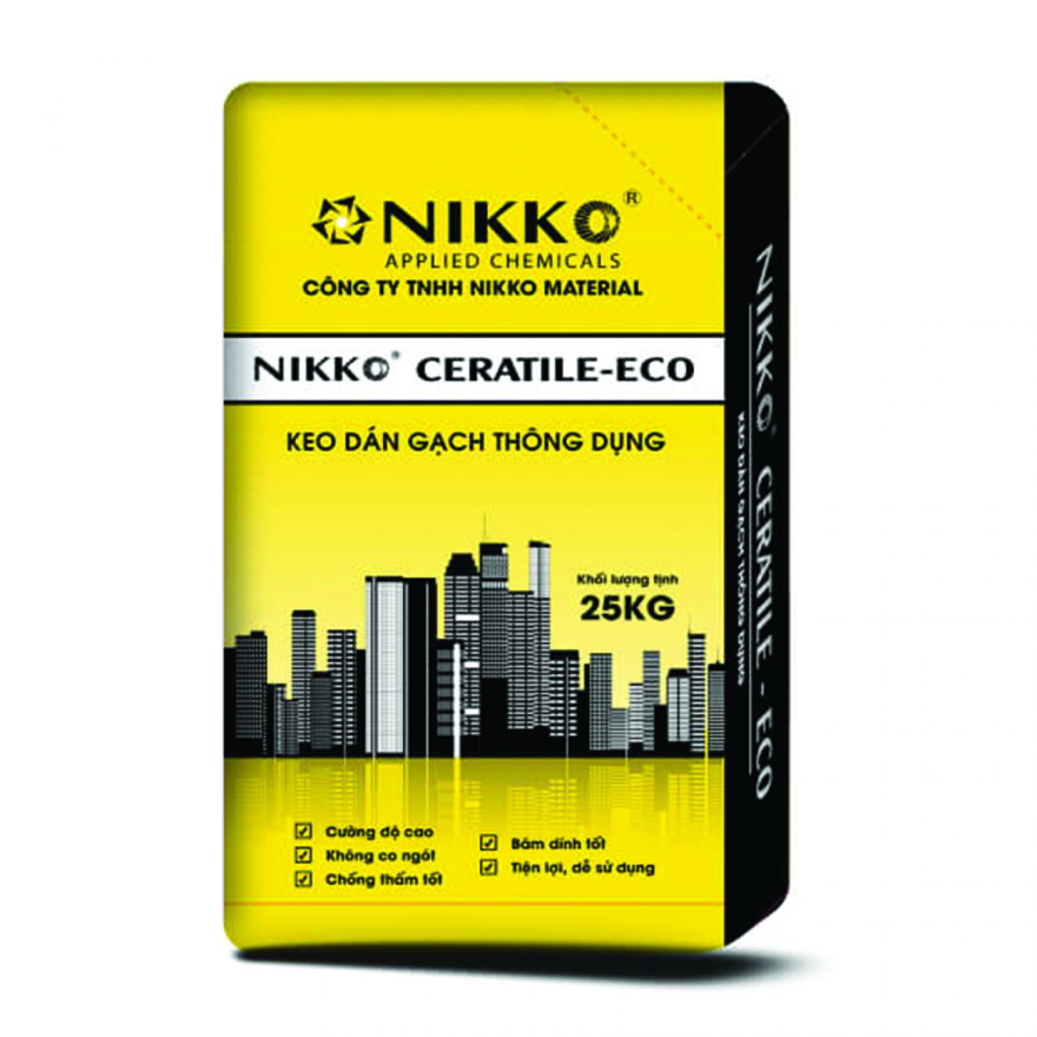  Keo Dán Gạch Thông Dụng Nikko Ceratile - Eco 