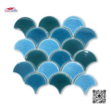 Gạch Mosaic Trang Trí Vảy Cá Màu Xanh Dương - 3g0m3